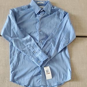 Boys Calvin Klein dress shirt size 12 NEW